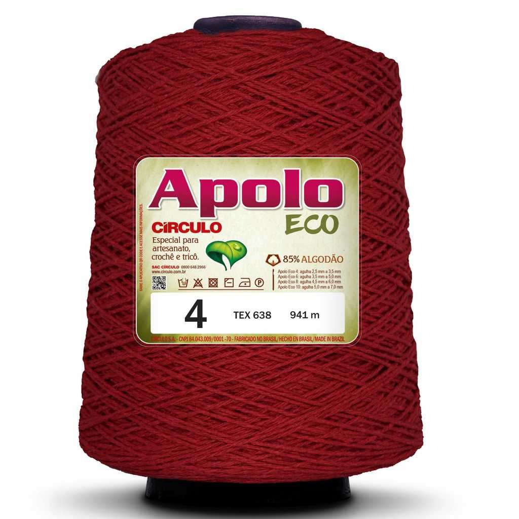 Barbantes Apolo 600g Nº4 - Viviane Aviamentos - Viviane Aviamentos