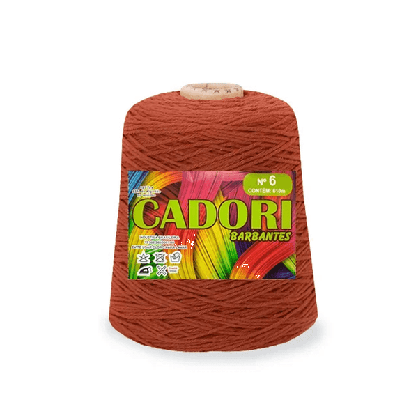 Barbante Cadori n6 600g Terracota