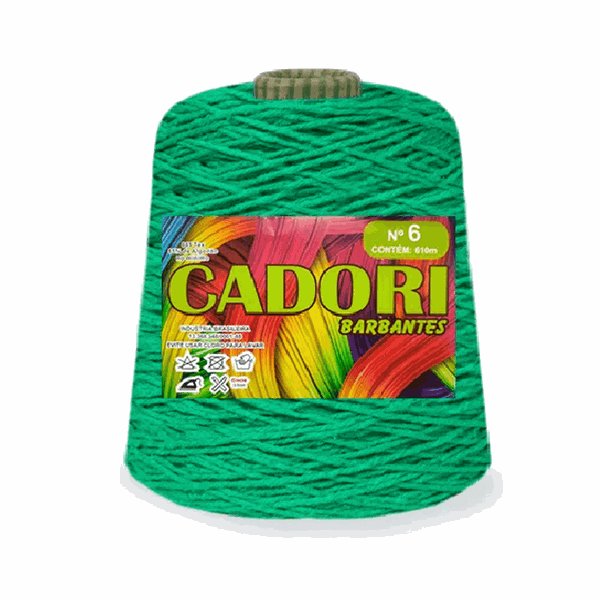 Barbante Cadori n6 600g Verde Bandeira