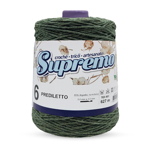 Barbante Supremo Prediletto 627M N6 - Cor Verde Jade